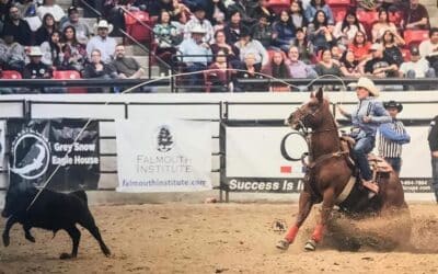 Female Roper Catching Success